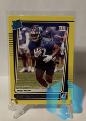 2021 Panini Donruss Press Proof Rated Rookie Yellow #313 Gary Brightwell